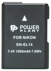 Купить Аккумулятор PowerPlant Nikon EN-EL14 Chip 1050mAh (DV00DV1290) в Украине