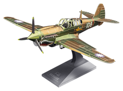 Купити Металевий 3D конструктор "Американський винищувач P-40 Уорхок (P-40 Warhawk)" Metal Earth MMS213 в Україні