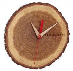 Купить Часы настенные TFA «TREE-O-CLOCK» 60304608, дерево дуб в Украине