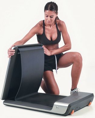 Купити Бігова доріжка Toorx Treadmill WalkingPad with Mirage Display Mineral Grey (WP-G) в Україні