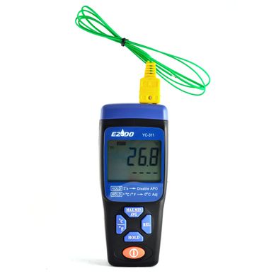 Купить Цифровой термометр с термопарой К-типа Ezodo YC-311 в Украине