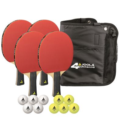 Купити Набір для настільного тенісу Joola Quattro 4 Bats 10 Balls (54818) в Україні