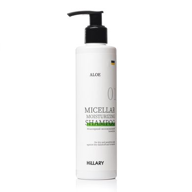 Купить Мицеллярный увлажняющий шампунь Aloe Hillary Aloe Micellar Moisturizing Shampoo, 250 мл в Украине