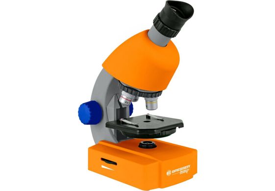Купить Микроскоп Bresser Junior 40x-640x Orange с кейсом и набором для опытов в Украине