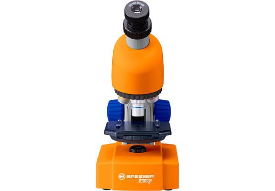 Купити Мікроскоп Bresser Junior 40x-640x Orange з кейсом та набором для дослідів в Україні