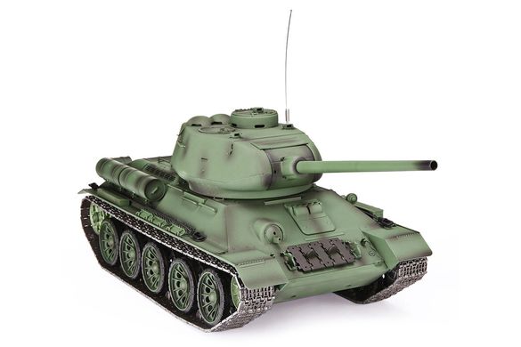 Купити Танк на радіоуправлінні 1:16 Heng Long T-34 з пневмопушкою та І/К боєм (Оновлення) в Україні
