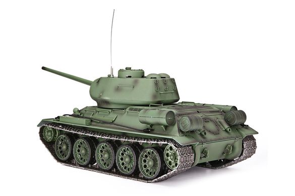 Купити Танк на радіоуправлінні 1:16 Heng Long T-34 з пневмопушкою та І/К боєм (Оновлення) в Україні