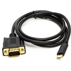 Купить Кабель PowerPlant USB Type-C 3.1 (M) - VGA (M), 1 м (CA912117) в Украине