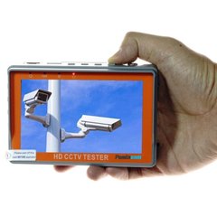 Відеотестер - портативний монітор для настройки відеокамер Pomiacam IV5, AHD TVI CVI CVBS до 8 мегапікселів