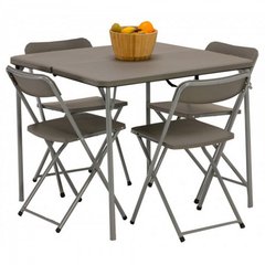 Купити Стіл зі стільцями Vango Orchard 86 Table and Chair Set Grey (TBNORCHARG10TDC) в Україні