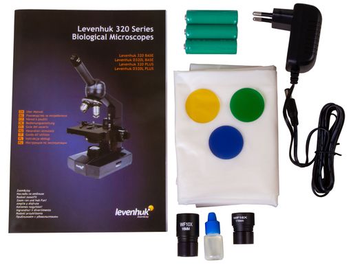 Купити Мікроскоп Levenhuk 320 PLUS, монокулярний в Україні