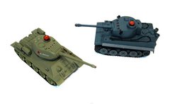 Танковий бій р/к 1:32 HuanQi 555 Tiger vs Т-34
