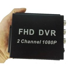 Купити AHD відеореєстратор на 2 камери Pomiacam MDVR для таксі, автобусів, вантажівок, 2 Мп, Full HD 1080P, SD до 128 Гб, пульт ДУ в Україні