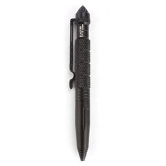 Купить Тактическая ручка со стеклобоем Laix B2-H из авиационного алюминия, черная в Украине