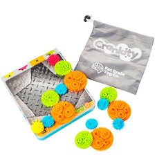 Купити Гра-головоломка Fat Brain Toys Crankity Різнокольорові шестерні (F140ML) в Україні