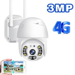 4G камера видеонаблюдения уличная поворотная PTZ под Sim карту Yoosee CLM920, 3 Мегапикселя