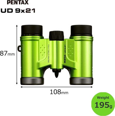 Купити Бінокль Pentax UD 9x21 Green (61813) в Україні