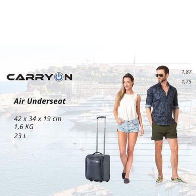 Купить Чемодан CarryOn AIR Underseat (S) Black в Украине