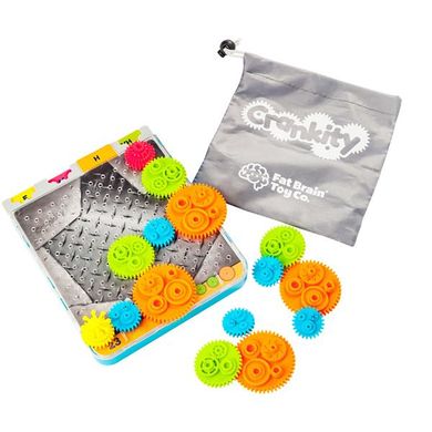 Купить Игра-головоломка Fat Brain Toys Crankity Разноцветные шестерни (F140ML) в Украине