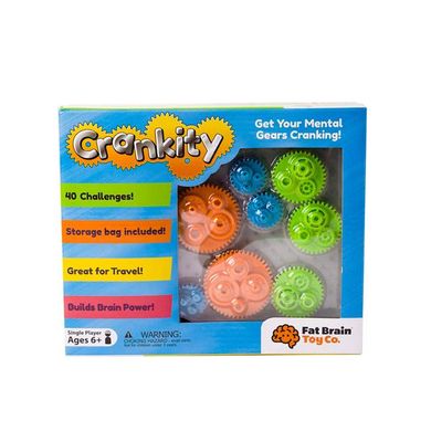 Купить Игра-головоломка Fat Brain Toys Crankity Разноцветные шестерни (F140ML) в Украине