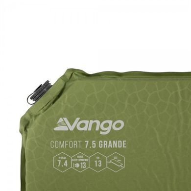 Купить Коврик самонадувающийся Vango Comfort 7.5 Grande Herbal (SMQCOMFORH09M1K) в Украине