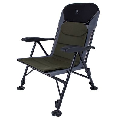 Купити Крісло розкладне Bo-Camp Pike Black/Grey/Green (1204110) в Україні
