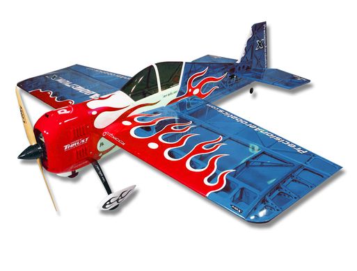 Купить Самолёт радиоуправляемый Precision Aerobatics Addiction X 1270мм KIT (синий) в Украине