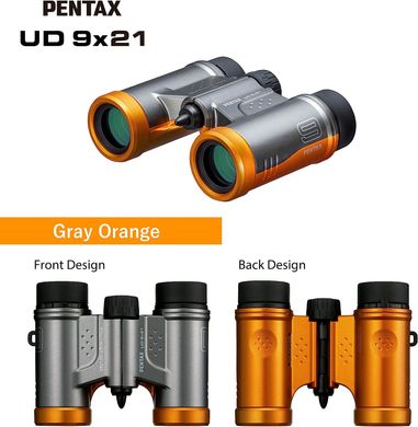 Купити Бінокль Pentax UD 9x21 Grey Orange (61814) в Україні