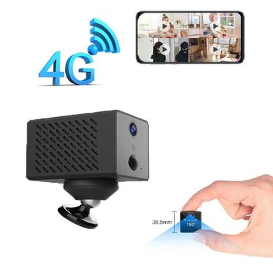 Купить 4G камера видеонаблюдения с Сим картой мини автономная Eyeсloud D59, 2 Мегапикселя, аккумулятор 2600mAh в Украине