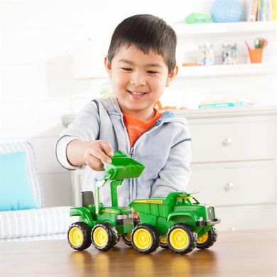 Купить Набор для песка John Deere Kids Трактор и самосвал (35874) в Украине