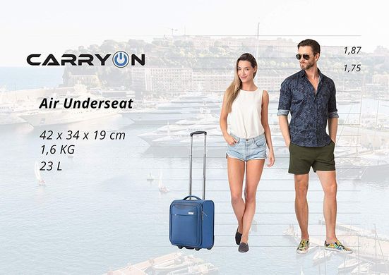 Купити Валіза CarryOn AIR Underseat (S) Steel Blue в Україні