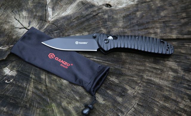 Купить Нож складной Ganzo G7393P-BK черный в Украине