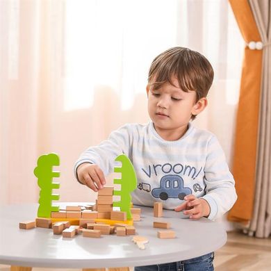 Купити Настільна гра Viga Toys Стіна з цеглинок (44566) в Україні