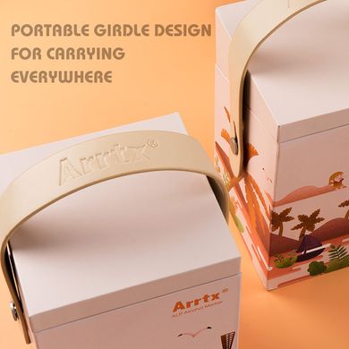 Купити Спиртові маркери Arrtx Alp ASM-02SK 36 кольорів, відтінку шкіри (LC302208) в Україні