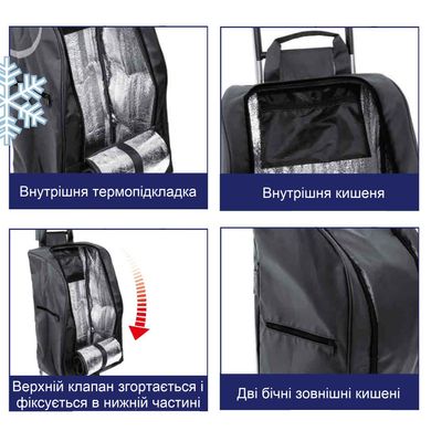Купити Сумка-візок Casa Si Partner Black (CS93076Y06S) в Україні