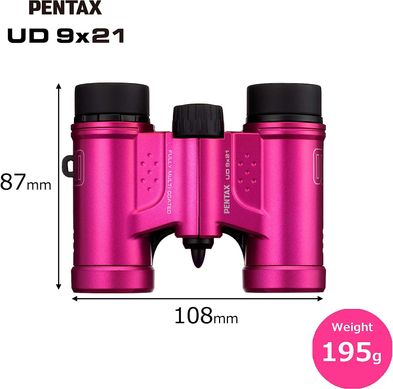 Купити Бінокль Pentax UD 9x21 Pink (61815) в Україні