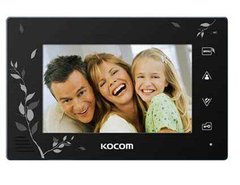 Видеодомофон Kocom KCV-A374SDLE Black