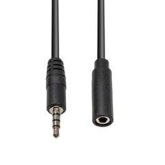 Купить Аудио мультимедийный кабель PowerPlant 3.5 мм (M) - 3.5 мм (F) 4С, 1 м (CA912841) в Украине