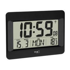 Купити Цифровий настінний годинник з термометром TFA 60451901 в Україні