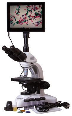 Купити Мікроскоп цифровий Levenhuk MED D25T LCD, тринокулярний в Україні