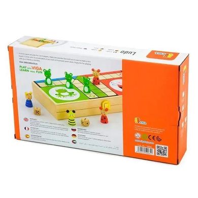 Купить Настольная игра Viga Toys Лудо (50064) в Украине