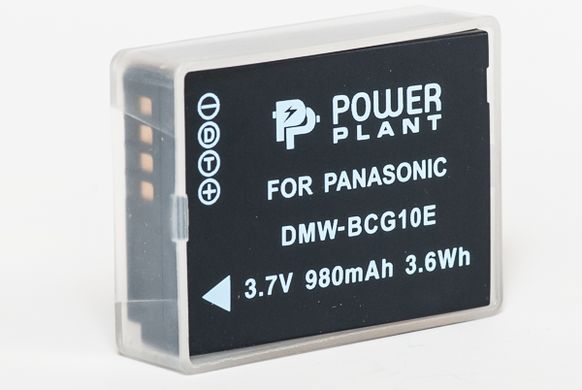 Купити Акумулятор PowerPlant Panasonic DMW-BCG10 980mAh (DV00DV1253) в Україні