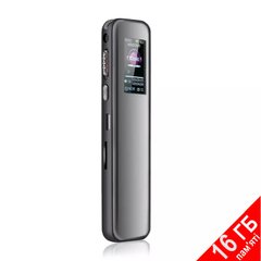 Купити Професійний цифровий диктофон Savetek GS-R60 з активацією запису голосом, 16 Гб пам'яті, підтримка SD-карт пам'яті. в Україні