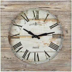 Купить Часы настенные TFA 60303008 «Vintage» XXL, античный стиль, дерево в Украине