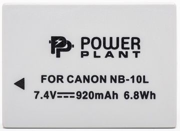Купити Акумулятор PowerPlant Canon NB-10L 920mAh (DV00DV1302) в Україні