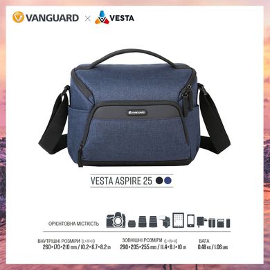 Купить Сумка Vanguard Vesta Aspire 25 Navy (Vesta Aspire 25 NV) в Украине