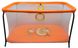 Манеж детский игровой KinderBox люкс Оранжевый (km 26013)
