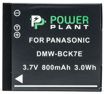 Купить Аккумулятор PowerPlant Panasonic DMW-BCK7E 800mAh (DV00DV1301) в Украине