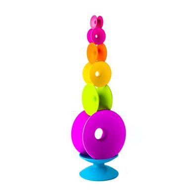 Купити Пірамідка Fat Brain Toys Spoolz Кольорові котушки (F181ML) в Україні