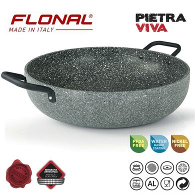 Купить Сковорода Flonal Pietra Viva 36 см (PV8PX3670) в Украине